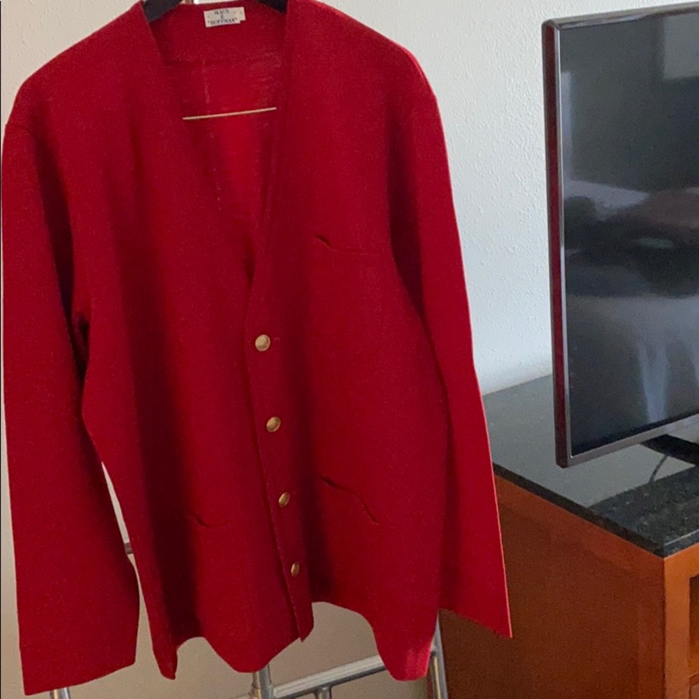 Maid & Hoffman Wool Jacket Red XL